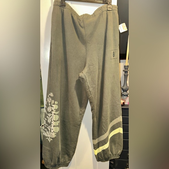 NWT Free People Movement All Star Logo Joggers In Ash - Picture 6 of 11